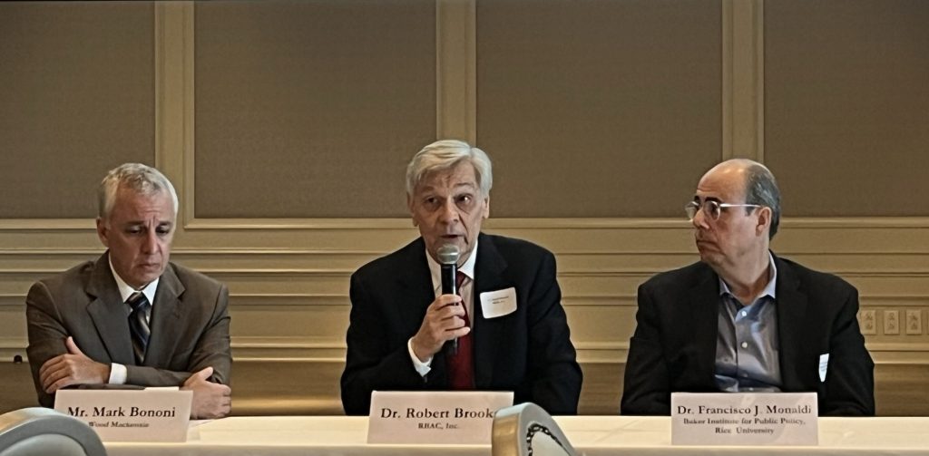 Dr. Robert Brooks of RBAC speaking at OGJ Breakfast